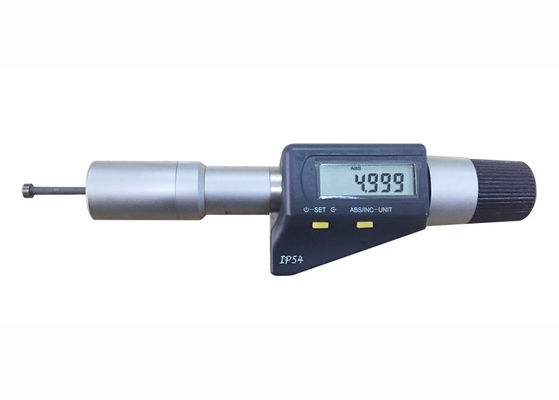 IP54 Protection Degree 5-6mm Digital 3 Pin Inside Micrometer With Setting Ring