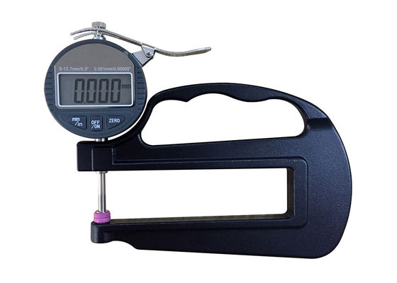 0-12.7mm Electronic Digital Thickness Measuring Instrument With 120mm Measuring Depth