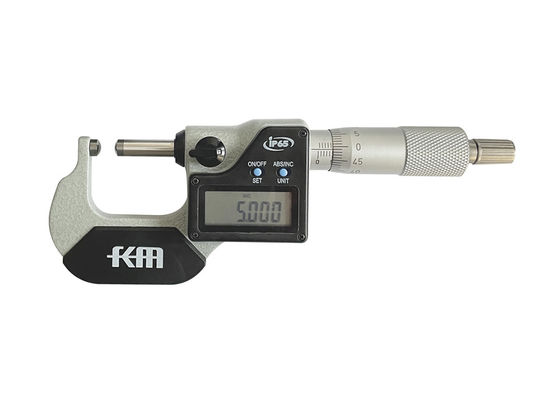 Fine Lapping 0-25mm Digital Tube Micrometer for Processing Metric/Inch Measurement