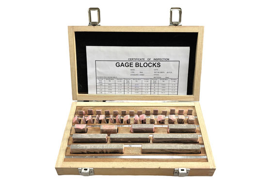 38Pcs Steel Metric Rectangular Gauge Blocks with DIN861 Standard for Precision Verification