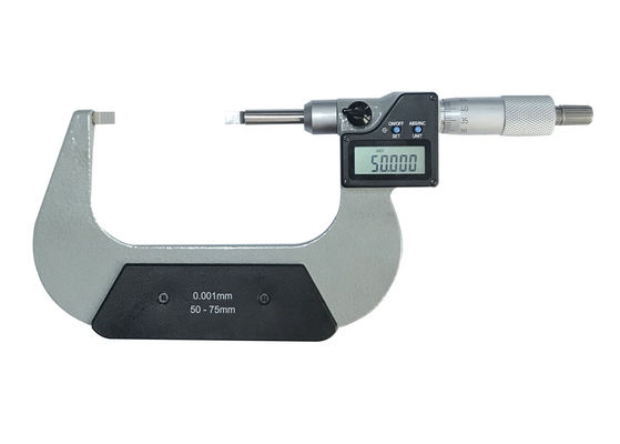 50-75mm Blade Micrometer with Carbide Anvil for Measuring Inner and Outer Diameters