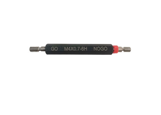 GO And NOGO M4.0 Metric Plug Gauge With Pitch 0.7 For Threaded Parts Inspection