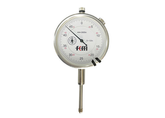 KM 0-1" Dial Indicator with 0-50 Dial Reading and High Precision 0.0005" Graduation