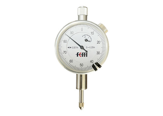 0-0.25" Small Dial Face Indicator Gauge with 0.001" Reading High Precision Lathe Tool