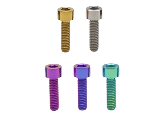 Anodizing Color Hexagon Socket Head Screws For Racing And Motorcycle