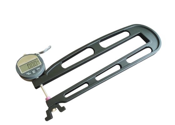 Customized Digital Thickness Gauge With 0-25.4mm/0-1'' Measuring Range With 300mm Measuring Depth
