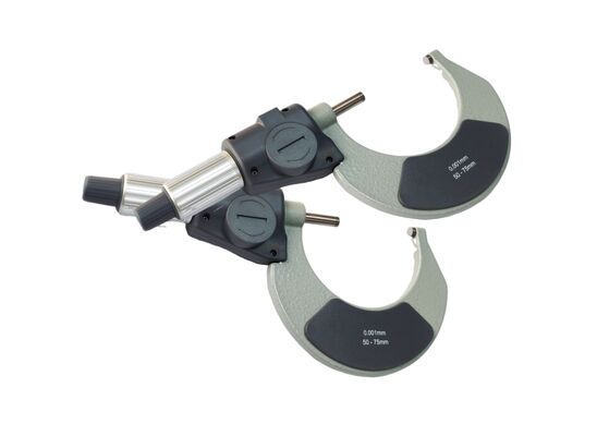 50-75mm/2-3" Promotion Digital Outside Micrometer with Multi-Function LCD Display