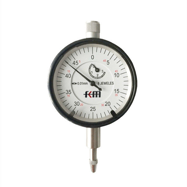 Aluminum Alloy Mini Dial Indicator Gauge With 6 Jewels And Back Lug