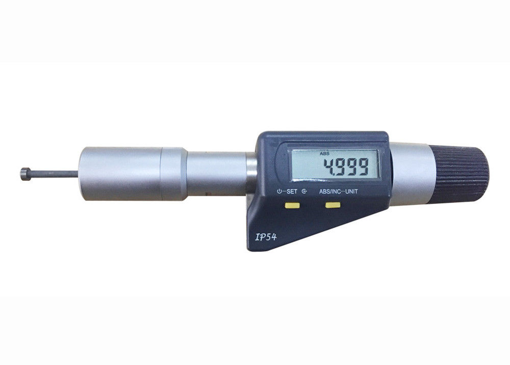 IP54 Protection Degree 5-6mm Digital 3 Pin Inside Micrometer With Setting Ring