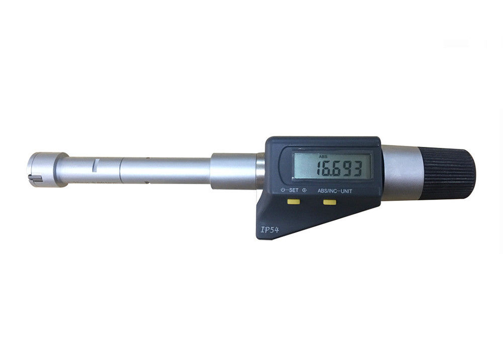 Electronic Digital Three Point Internal Micrometer, 16-20mm, IP54 Protection Degree