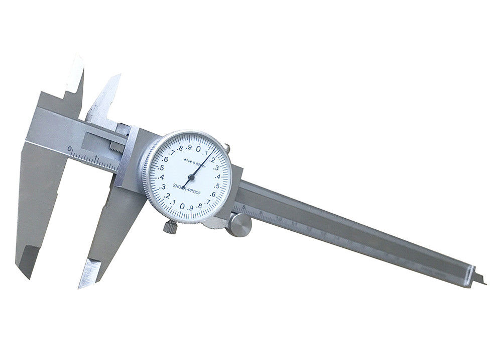 0-200mm Stainless Steel Dial Caliper with Shockproof