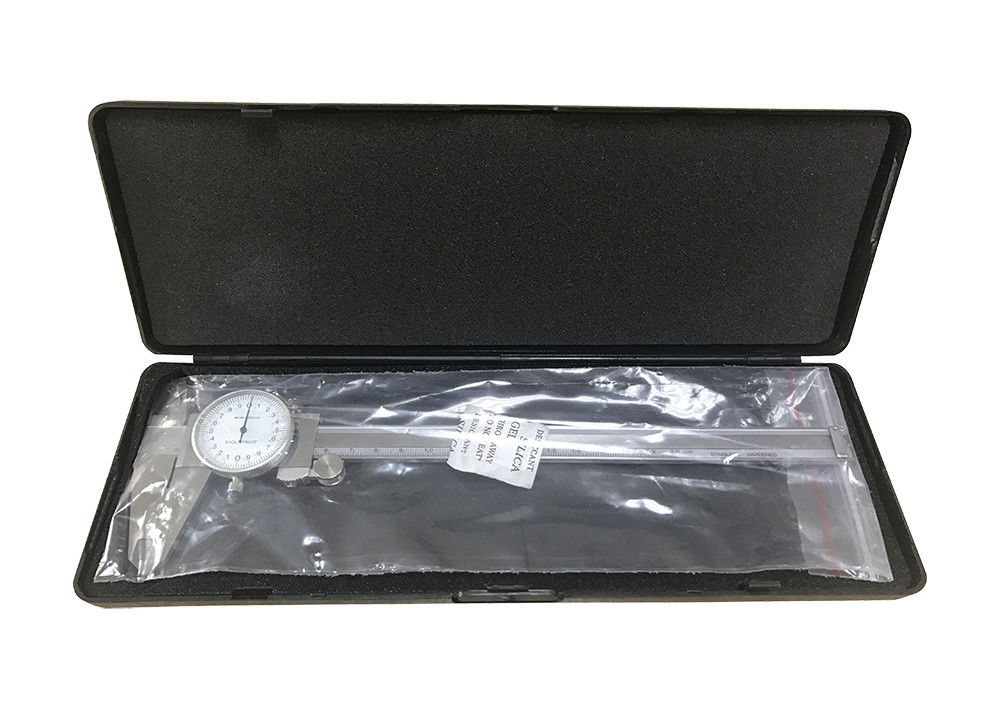 0-200mm Stainless Steel Dial Caliper with Shockproof