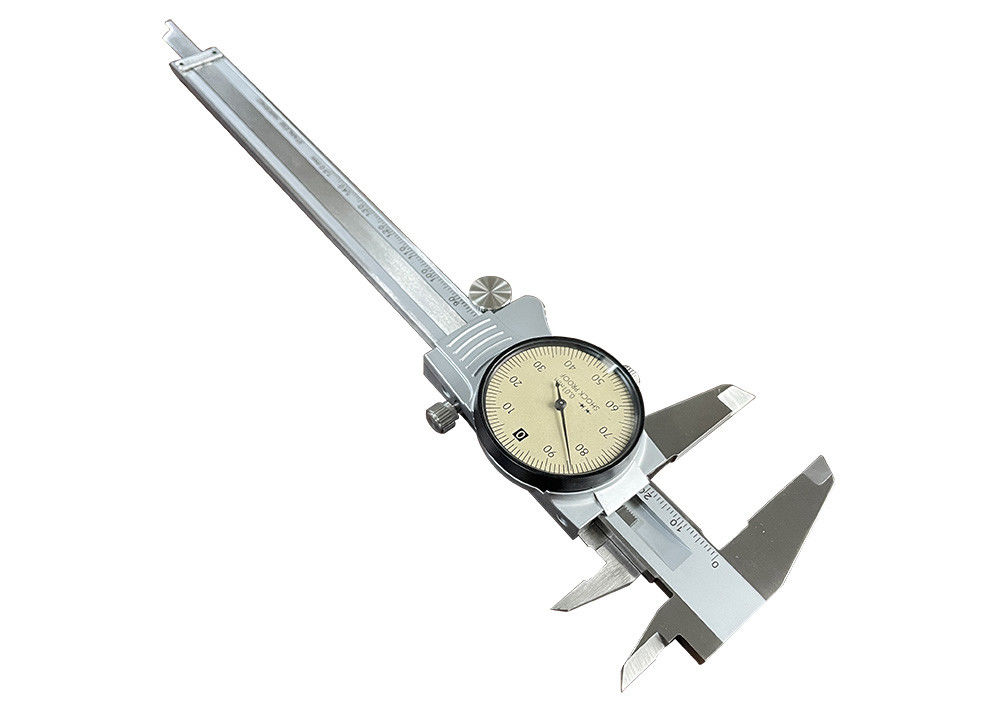 0-150mm Metal Casing Dial Caliper with 0.02mm Graduation Measuring Device