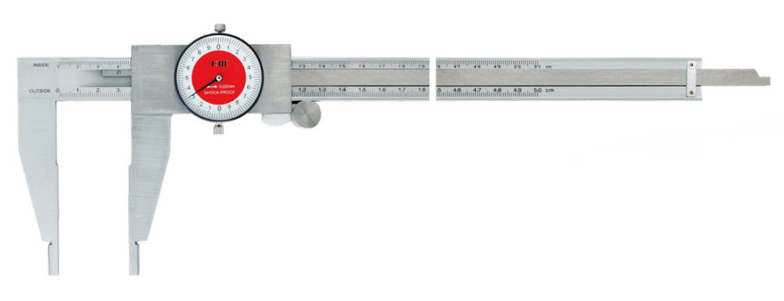 0-500mm Large Range Heavy Duty Dial Caliper Precision Tools