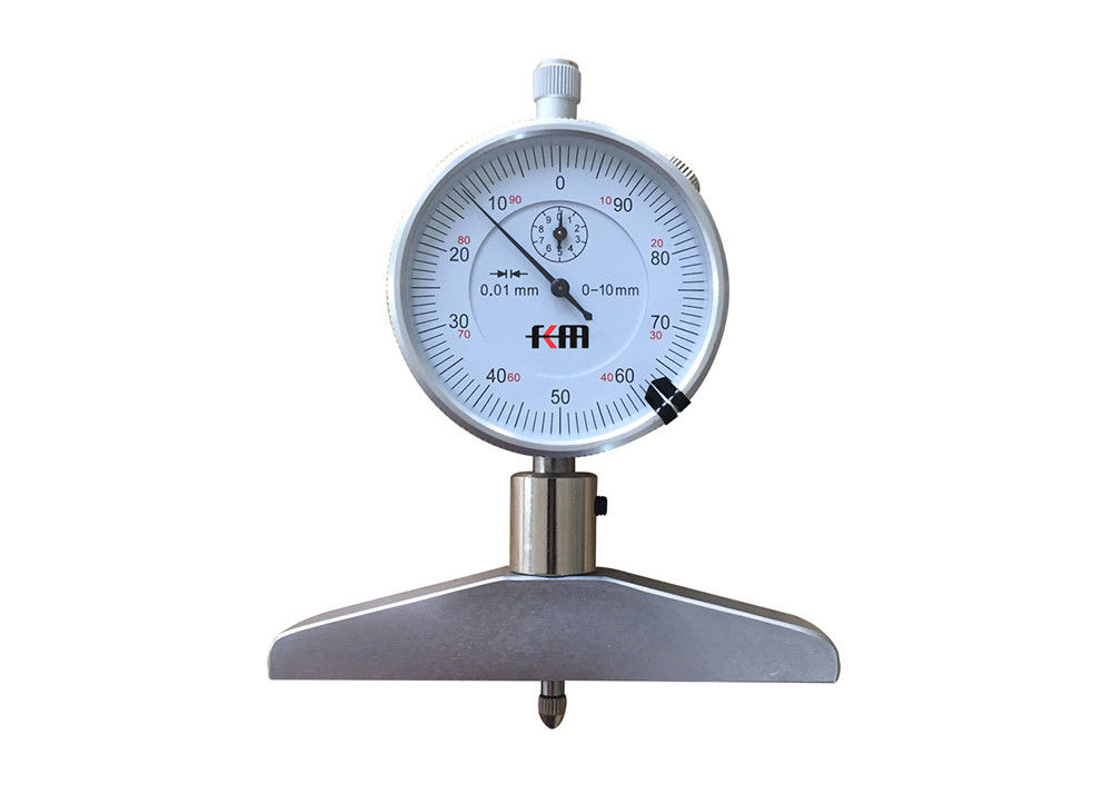 Stainless Steel Dial Depth Gauge Indicator With Interchangeable Rods For Measuring Hole Depths