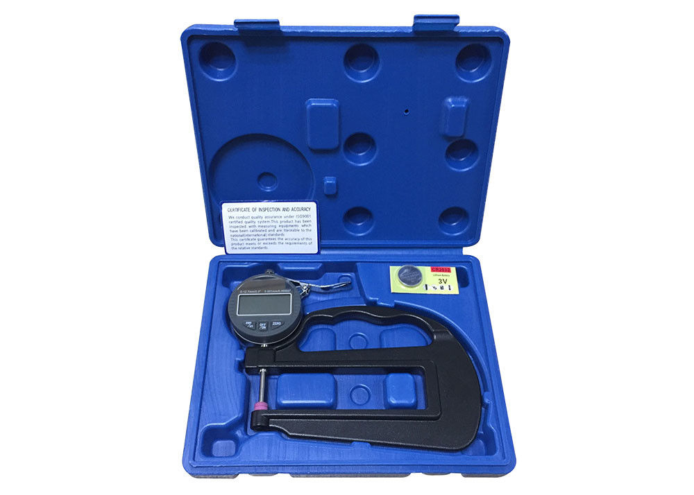 0-12.7mm Electronic Digital Thickness Measuring Instrument With 120mm Measuring Depth