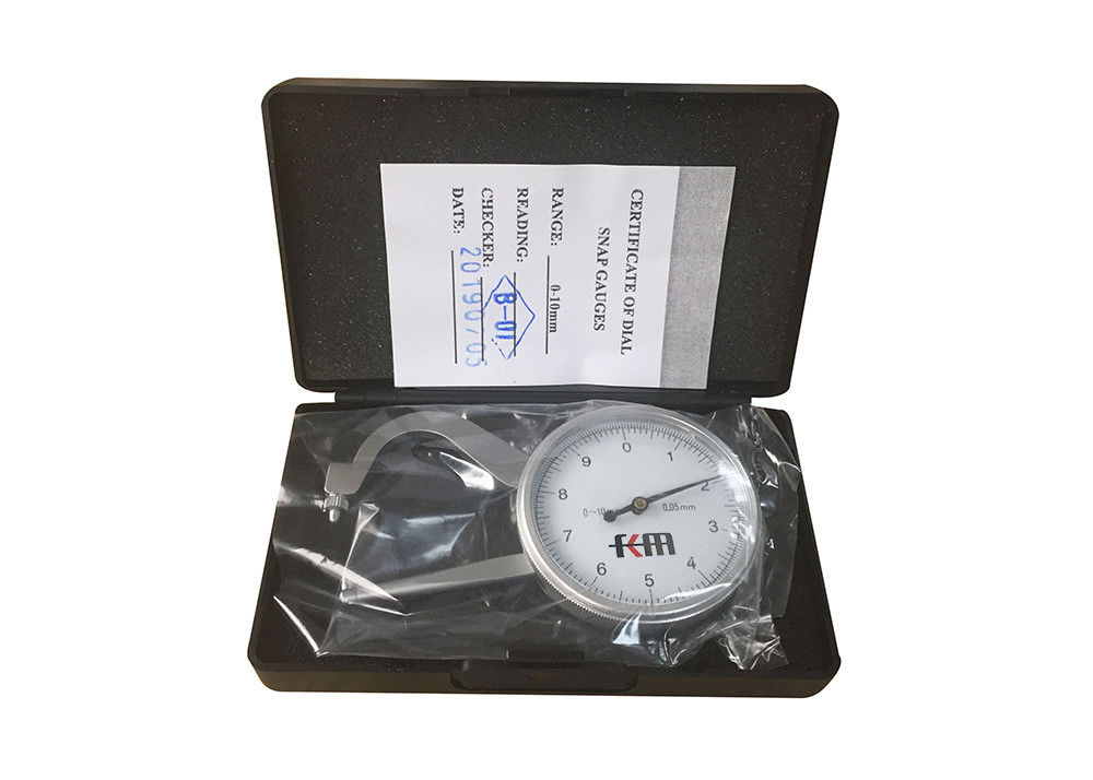 0-10mm Range 0.05mm Graduation Dial Snap Gauge Caliper Manual Dial Thickness Gauge Tester