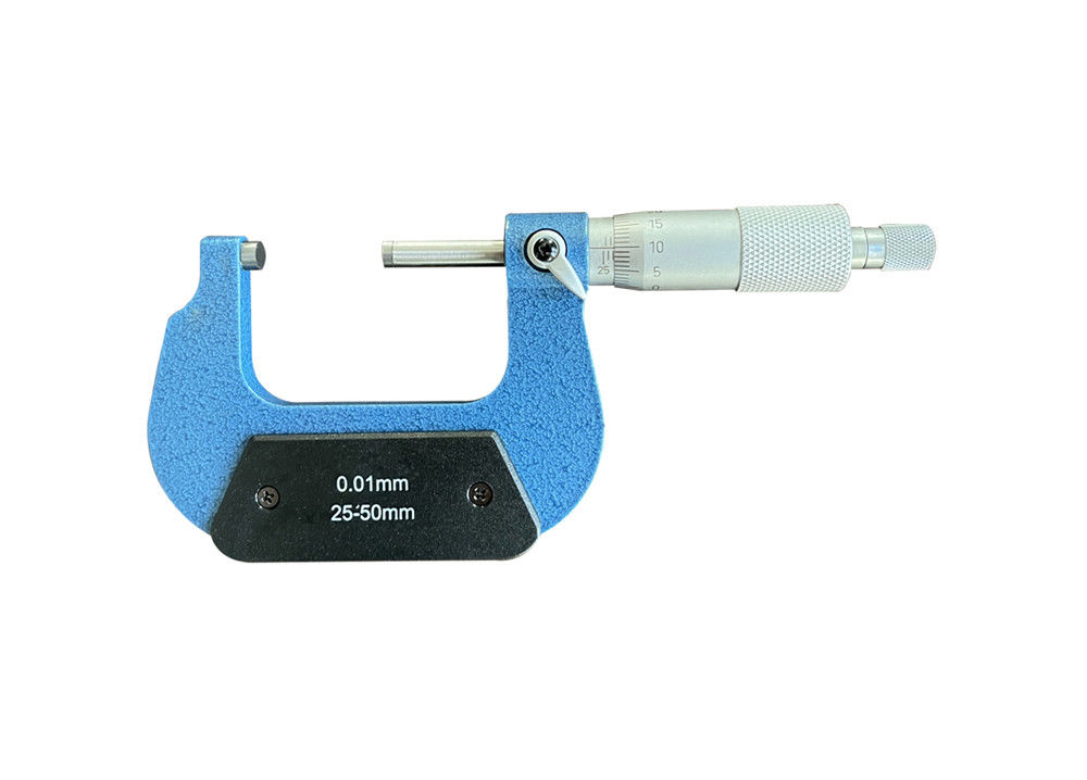 25-50mm Precise Outside Micrometer With Graduation 0.01mm For Quick Measurement