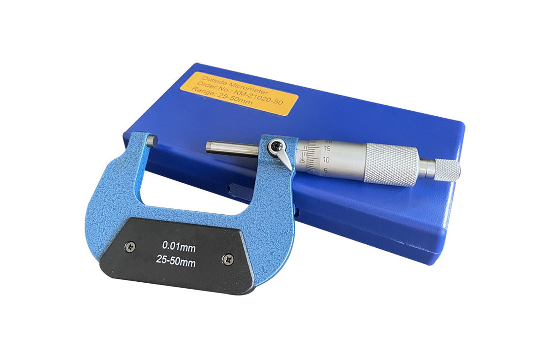 25-50mm Precise Outside Micrometer With Graduation 0.01mm For Quick Measurement