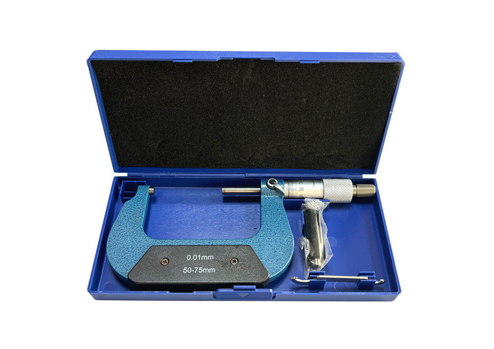 50-75mm Outside Micrometer with Graduation 0.01mm for Quick and Easy Measurement