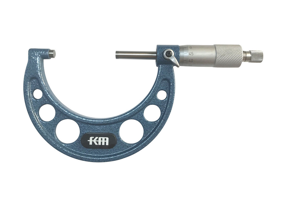 Carbide Measuring Face 50-75mm Outside Micrometer Metric Precision Machinist Instruments