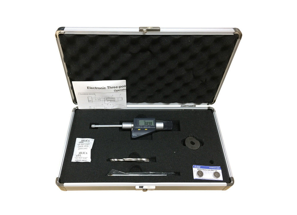 8-10mm Electronic Digital Three Point Internal Micrometer IP54 Protection Degree  for Inside Measurement