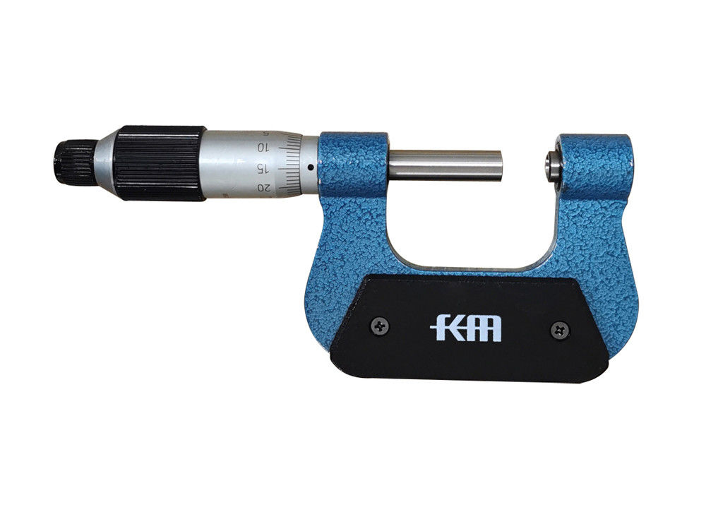KM 0-25mm Screw Thread Micrometer Non-rotating Spindle