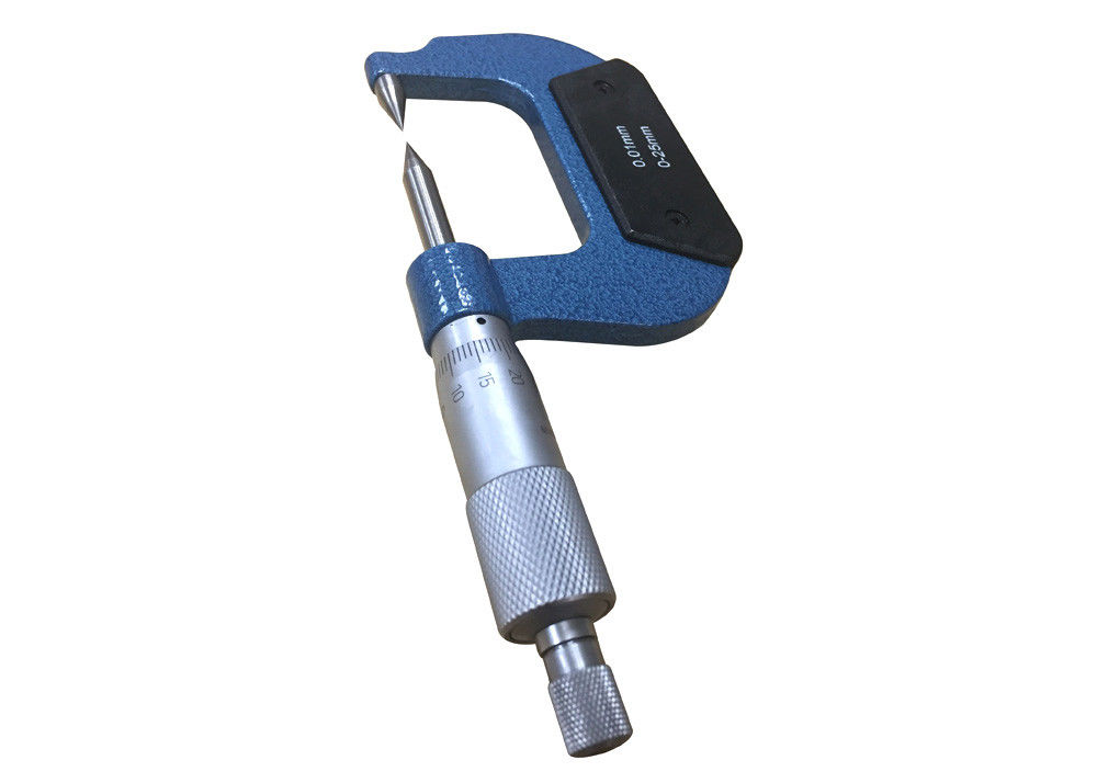 KM 0-25mm Point Micrometer With Carbide-tipped Measuring Face
