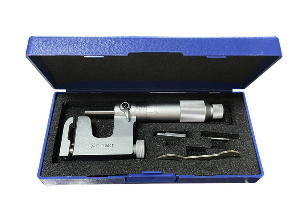 Fine Lapping Processing 0-1" Uni Mike Micrometer with High Precision and 0.0001" Graduation