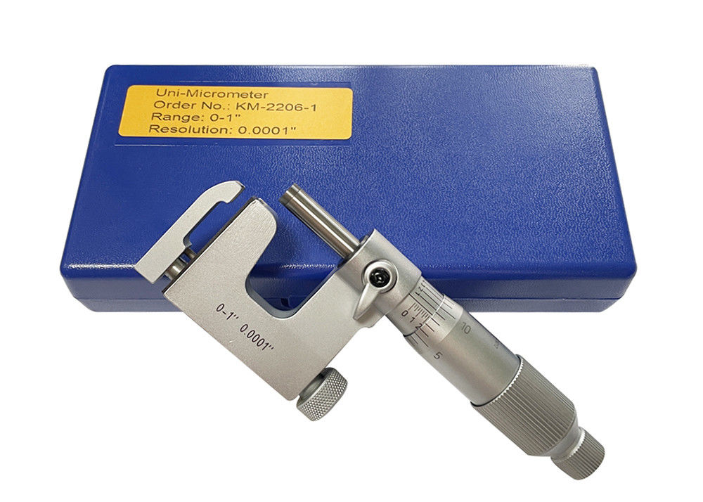 Fine Lapping Processing 0-1" Uni Mike Micrometer with High Precision and 0.0001" Graduation