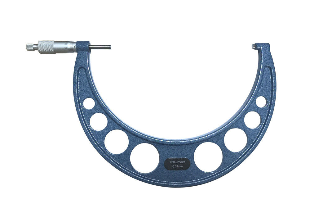 Standard 200-225mm Outside Micrometers for Precise Engineering and Physics Measurements