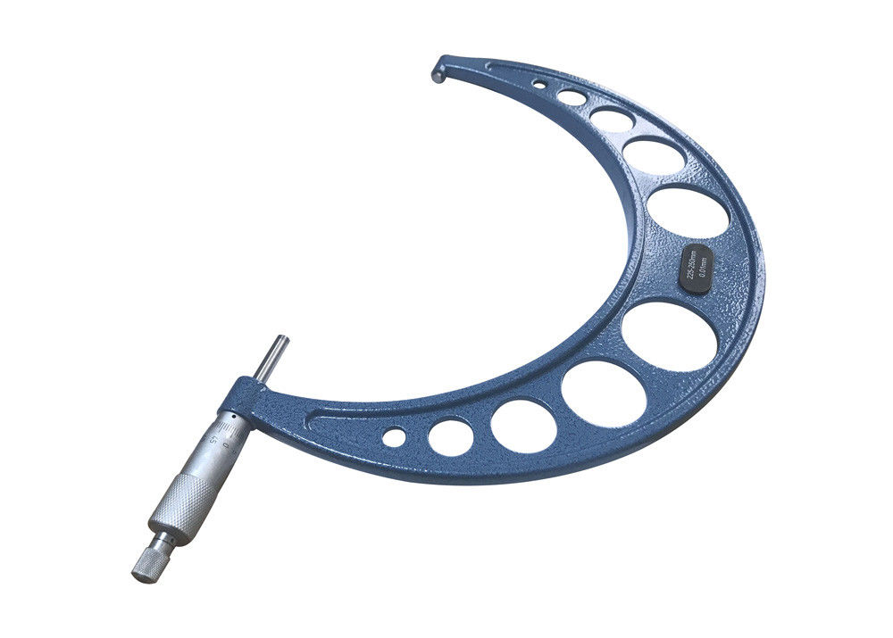 225-250mm Outside Micrometers with Setting Standard for Calibration in Larger Ranges