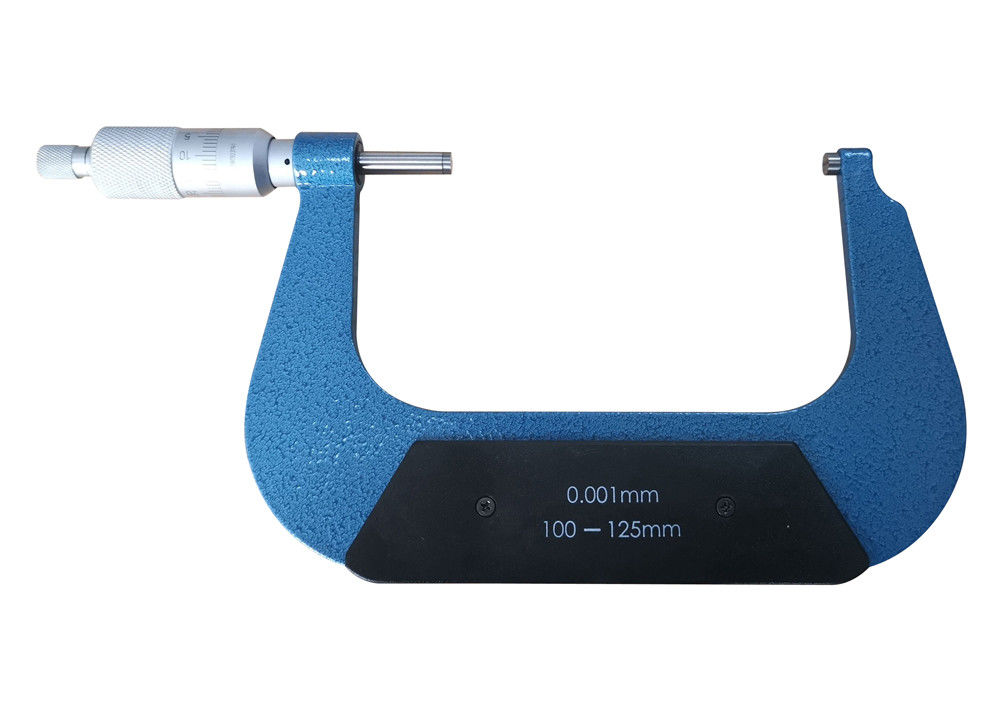 Special Design 100-125mm Outside Micrometer with Carbide Measuring Surface