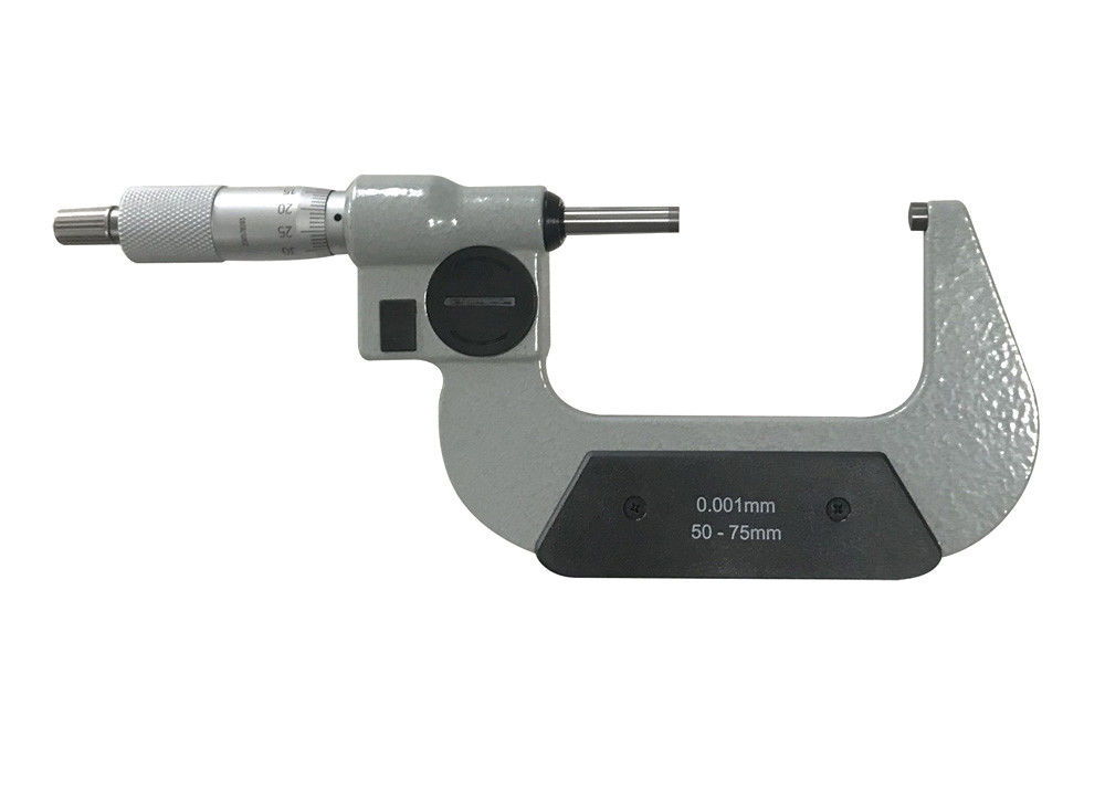 IP65 Protected 50-75mm Digital Outside Micrometer with LCD Display and 0.001mm Resolution