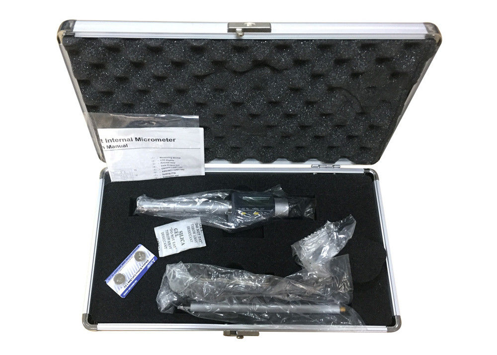IP54 Protection Degree Digital Three Point Internal Micrometer with Extension Rod 12-16mm and 0.004mm