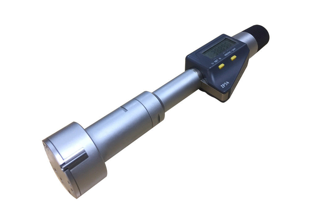 Large Range Three Point Internal Micrometers with Extension Rod and Ratchet Stop