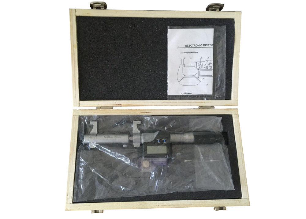 75-100mm Digital Inside Micrometer Caliper Type for Internal Measurements with Safe Case Packing