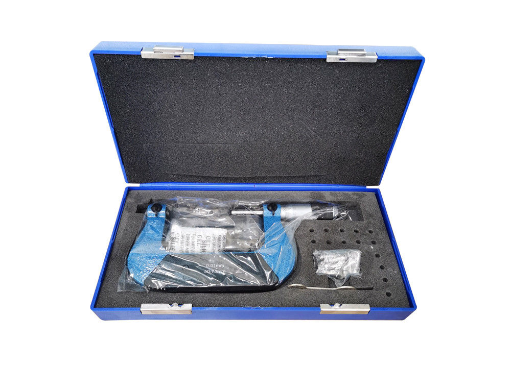 50-75mm Screw Thread Micrometers for Accurate Thread Measurement in Different Sizes and Pitches