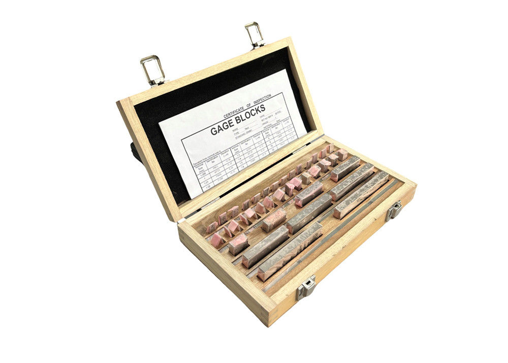38Pcs Steel Metric Rectangular Gauge Blocks with DIN861 Standard for Precision Verification