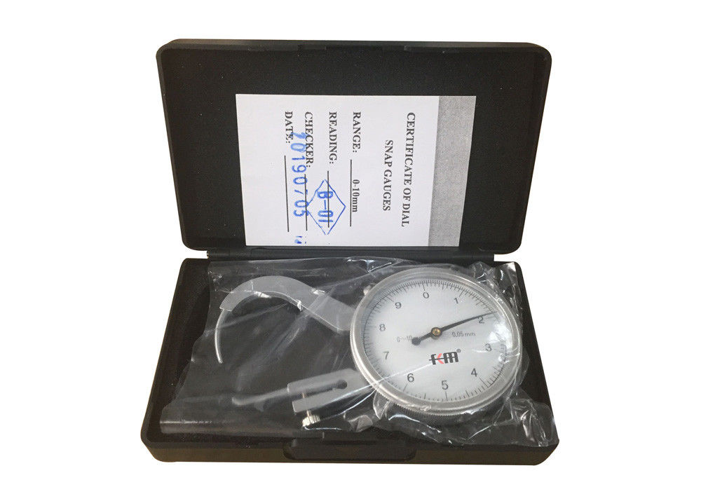 Durable 0-10mm Dial Caliper Gauges for Thickness Measurement with Convenient Adjustment