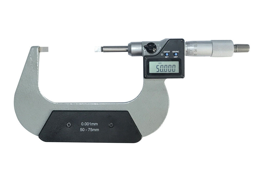 50-75mm Blade Micrometer with Carbide Anvil for Measuring Inner and Outer Diameters