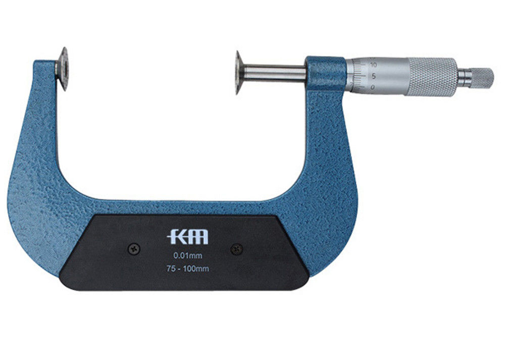 75-100mm Disk Micrometers for Precise Measurement of Disc-Shaped Workpieces in Industrial
