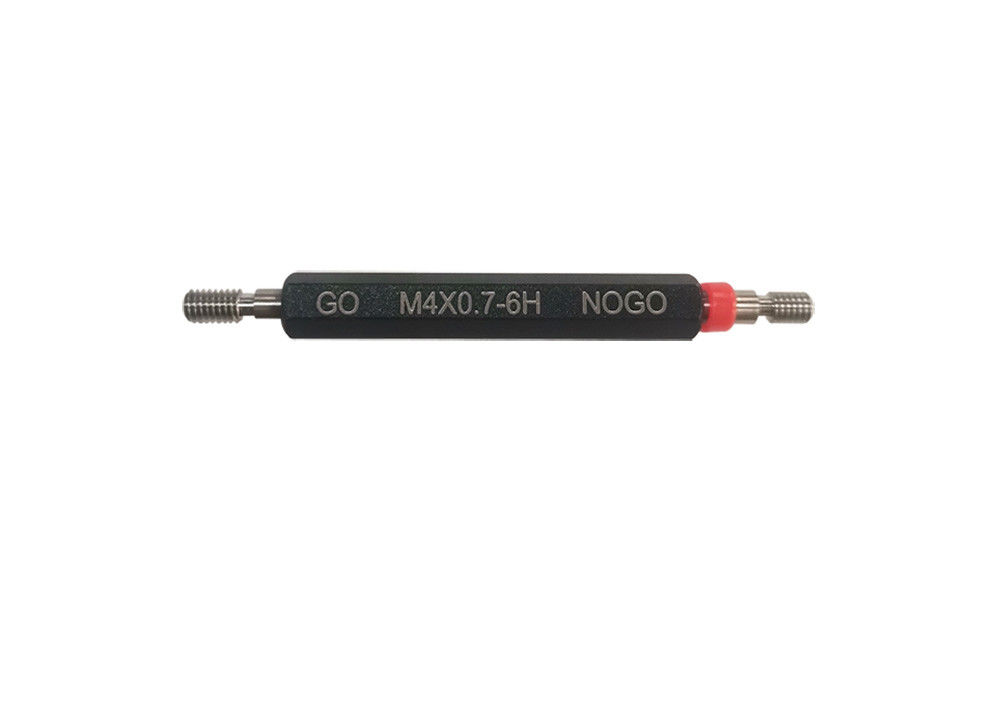 GO And NOGO M4.0 Metric Plug Gauge With Pitch 0.7 For Threaded Parts Inspection