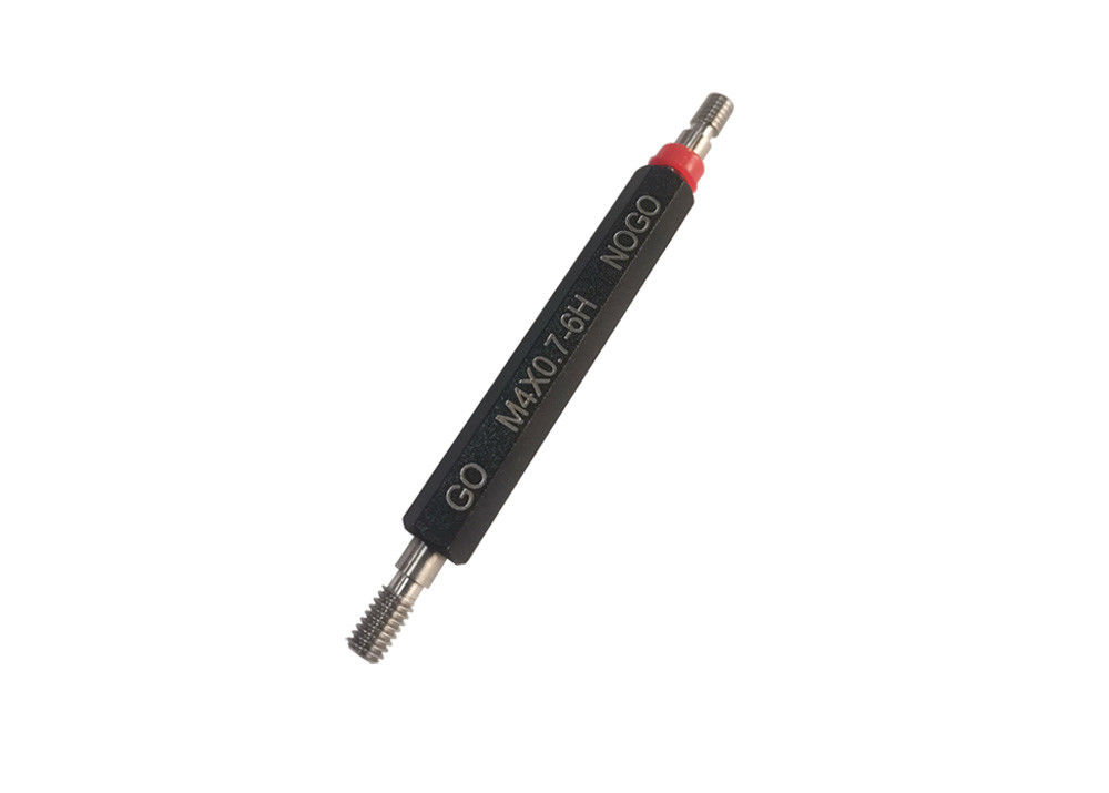 GO And NOGO M4.0 Metric Plug Gauge With Pitch 0.7 For Threaded Parts Inspection