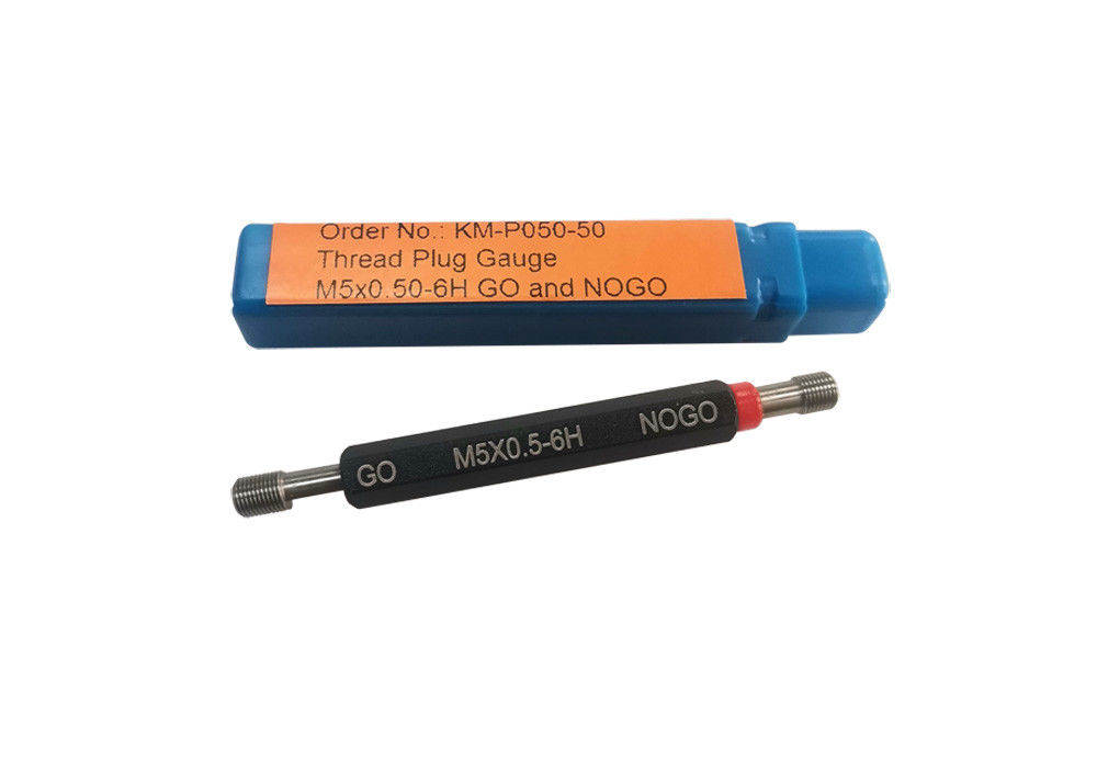 M5.0 Metric Plug Gauge Threaded Parts Inspection Tool With GO And NOGO Types