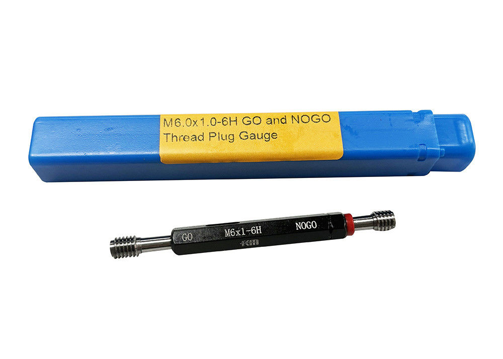 M6.0 Metric Plug Gauge With GO And NOGO Types Threaded Inspection Tool
