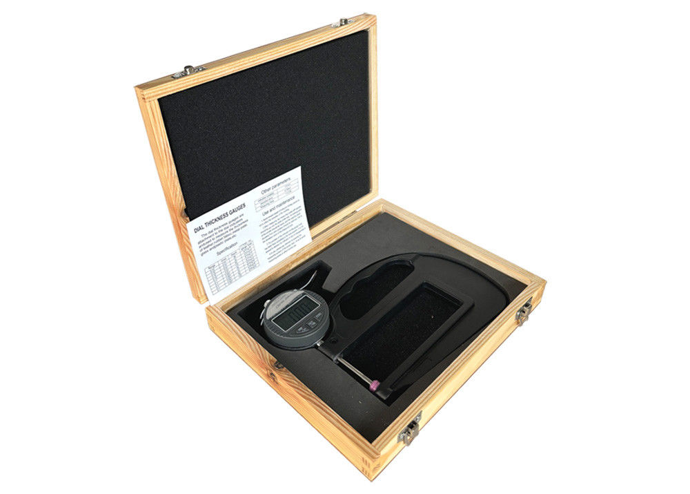 0-25.4mm Digital Thickness Gauges with Ceramic Measuring Face and Fitted Case