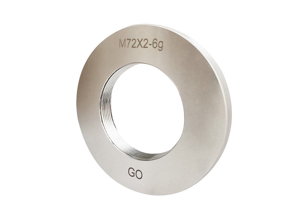 M72.0 GO Type Thread Ring Gauge Metrology Tools Used For Checking Thread On Screws Bolts
