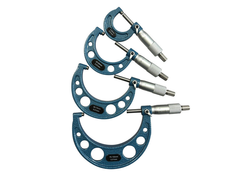 Large Range 0-300mm Outside Micrometers Set