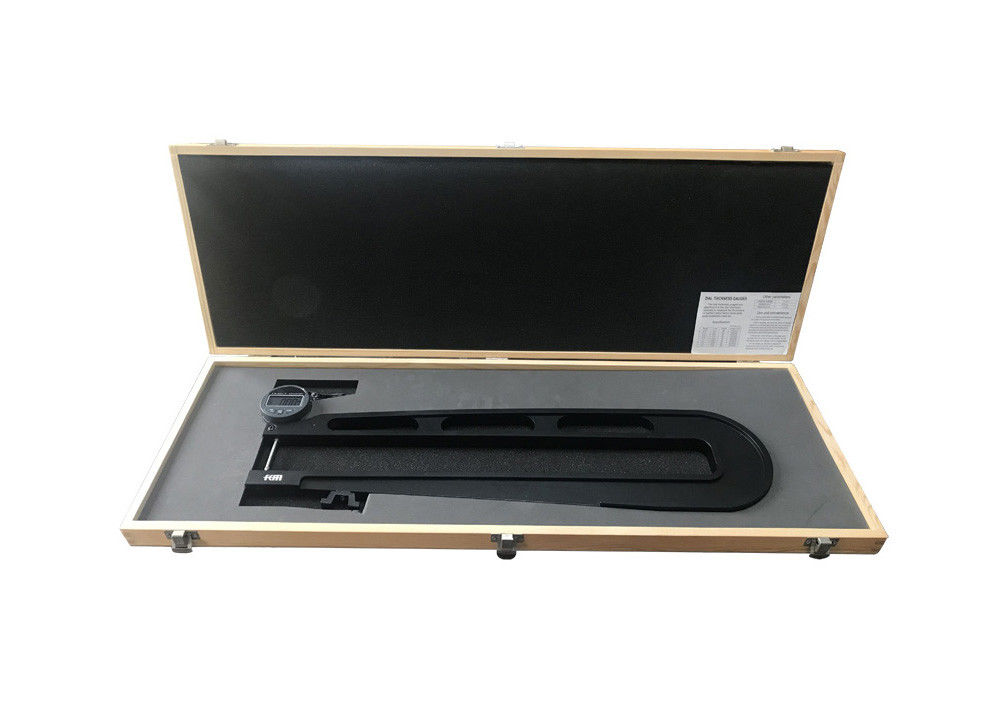 0-25.4mm Digital Thickness Gauge with Stable Structural Design and 500mm Measuring Depth